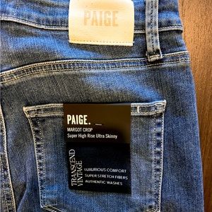 Brand new Paige margot crop ripped hem jeans for sale!